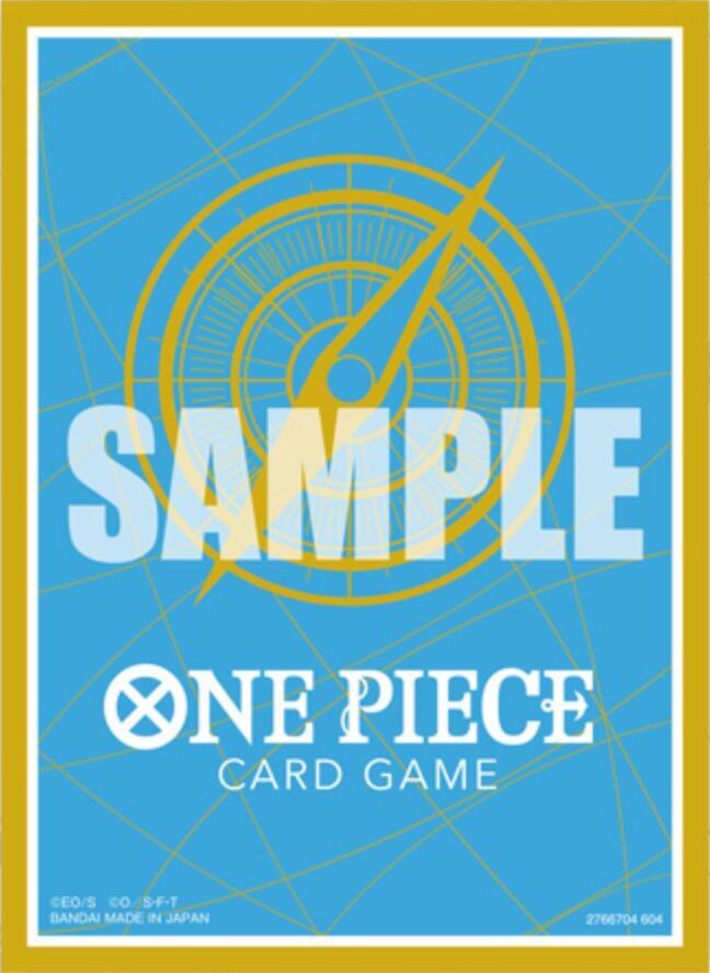 One Piece Card Game Official Sleeves: BANDAI Card Games Fest 24-25 Standard Blue & Gold