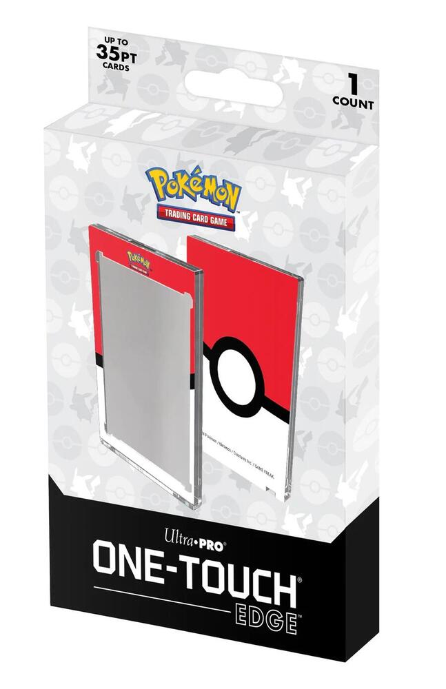 Single 35pt ONE-TOUCH Edge - Poké Ball Printed Magnetic Card Holder