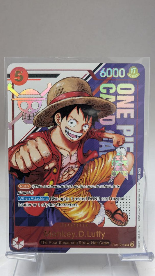 Monkey.D.Luffy ST21-014 3rd Anniversary Treasure Campaign EN // Near Mint // One Piece TCG Single