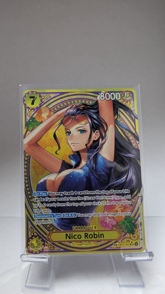 Nico Robin EB03-055 SP EN // Near Mint // One Piece TCG Single