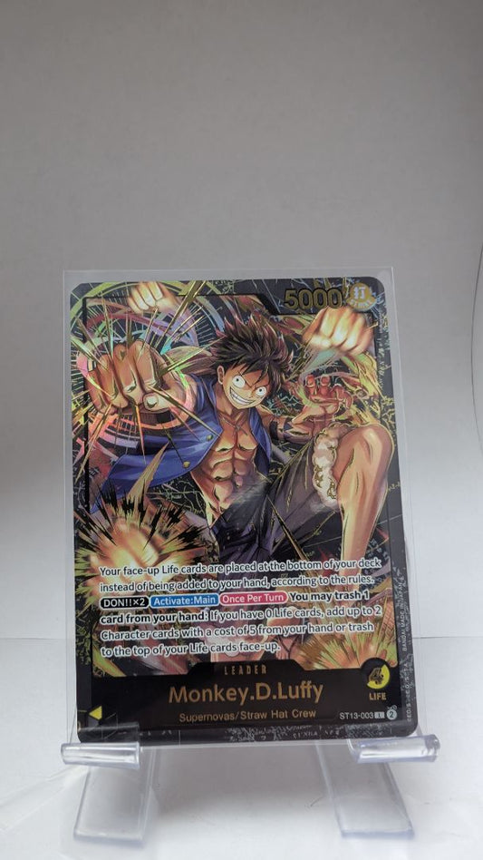 Monkey.D.Luffy ST13-003 Premium Leader Collection EN // Near Mint // One Piece TCG Single