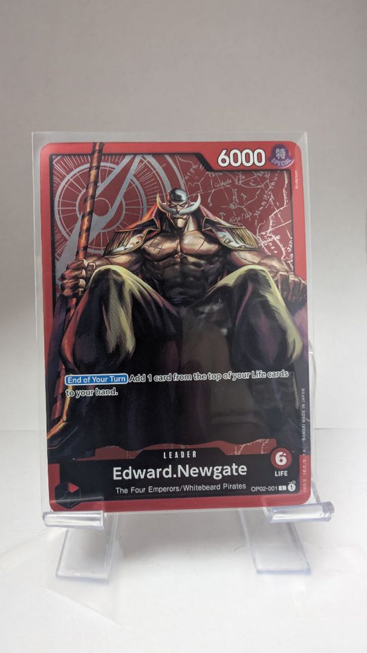 Edward.Newgate OP02-001 Special Good Set EN // Near Mint // One Piece TCG Single