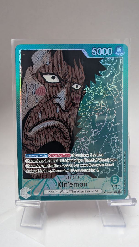 Kin'emon OP02-025 Alternate Art EN // Near Mint // One Piece TCG Single