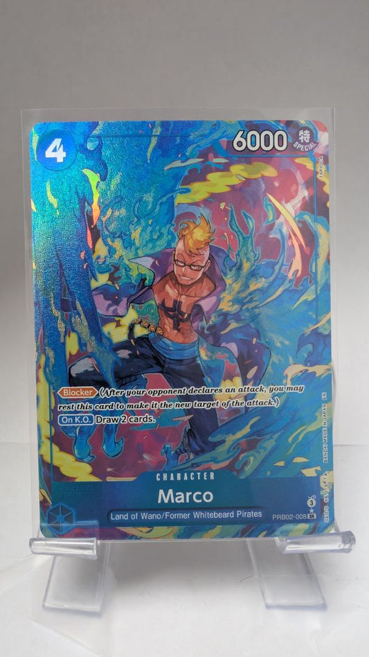 Marco PRB02-008 Alternate Art EN // Near Mint // One Piece TCG Single